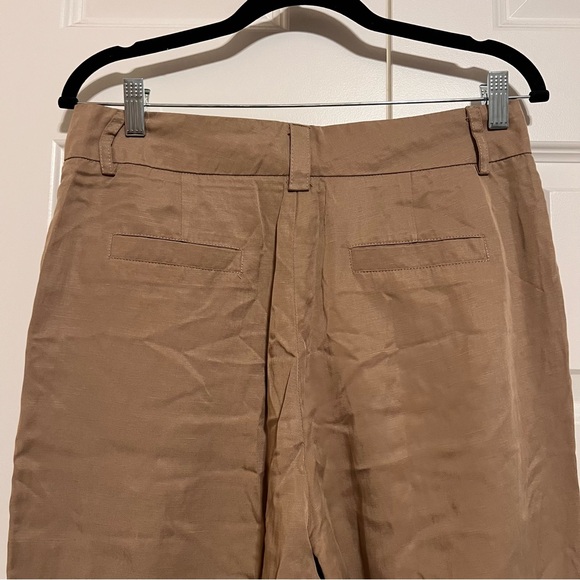 Sfera Collection Beige Trousers with Button Accent - Picture 5 of 7